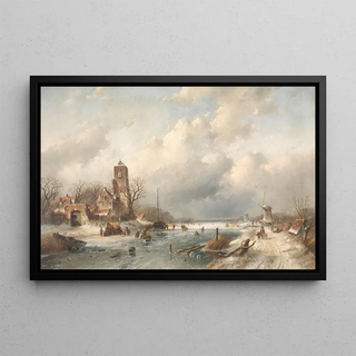 Charles Leickert - Winter Scene.webp