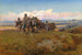 Vihollisen maassa - Charles Marion Russell — näkymä teoksesta