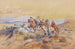 Katse hevosta katsova - Charles Marion Russell — näkymä teoksesta