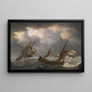 Charles Martin Powell - Shipping in a storm.webp