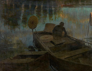 Charles Mertens - Fisherman in the Moonlight.webp