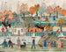 Central Park - Charles Prendergast — näkymä teoksesta