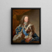 Portrait du roi Louis XV en armure - Charles Sevin de la Penaye — kehystetty taideteos seinällä