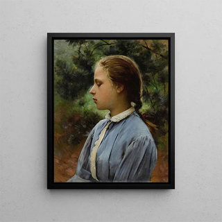 Charles Sprague Pearce - Young Girl Of AuversSurOise.webp