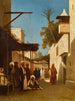 Une rue de Damas - Charles Théodore Frère — näkymä teoksesta
