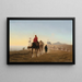Caravane aavikolla - Charles Théodore Frère — kehystetty taideteos seinällä