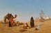 La halte de la caravane - Charles Théodore Frère — näkymä teoksesta