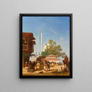 Charles Thodore Frre - The Nusretiye Mosque Istanbul.webp
