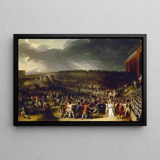 Charles Thvenin - La fte de la Fdration le 14 juillet 1790 au ChampdeMars actuel 7me arrondissement.webp