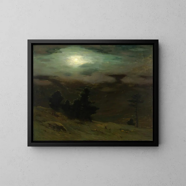 Brumes rassemblées - Charles Warren Eaton — kehystetty taideteos seinällä