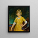 Joan Beckerin muotokuva - Charles Webster Hawthorne — kehystetty taideteos seinällä