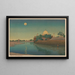 Taj Mahal auringonlaskussa - Charles William Bartlett — kehystetty taideteos seinällä