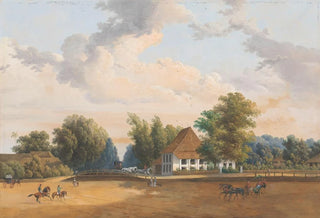 Charles William Meredith van de Velde - Gezicht te Rijswijk Batavia.webp