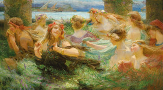 Charles William Wyllie - On the way to the festival.webp