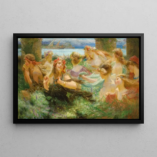 Charles William Wyllie - On the way to the festival.webp