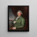 Christophe Hughes - Charles Willson Peale — kehystetty taideteos seinällä