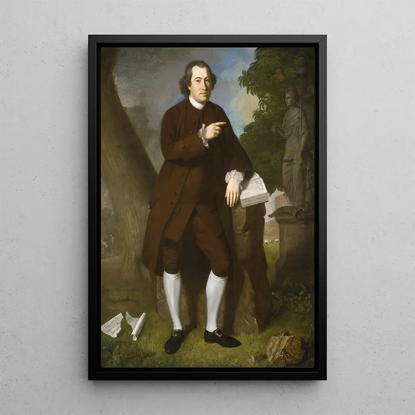 John Beale Bordley - Charles Willson Peale — kehystetty taideteos seinällä