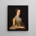 Margaret Strachan Mme Thomas Harwood - Charles Willson Peale — kehystetty taideteos seinällä