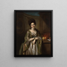 Mme Walter Stewart Deborah McClenachan - Charles Willson Peale — kehystetty taideteos seinällä