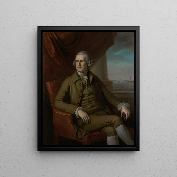 Thomas Willing - Charles Willson Peale — kehystetty taideteos seinällä
