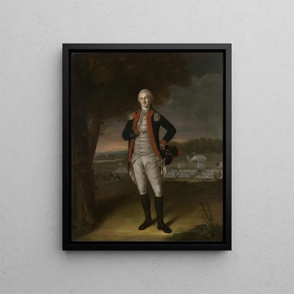 Walter Stewart - Charles Willson Peale — kehystetty taideteos seinällä