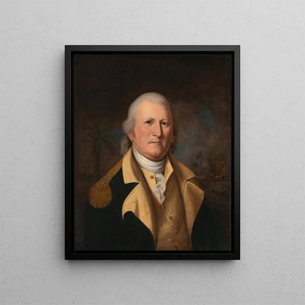 William Moultrie - Charles Willson Peale — kehystetty taideteos seinällä