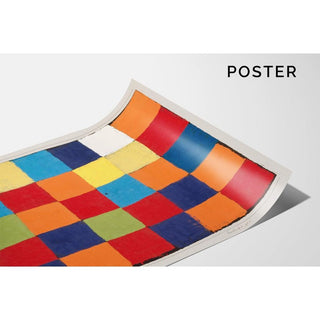 Charte de couleurs Qu 1 - Paul Klee | Reproduction Tableau Décoration murale affiche copie