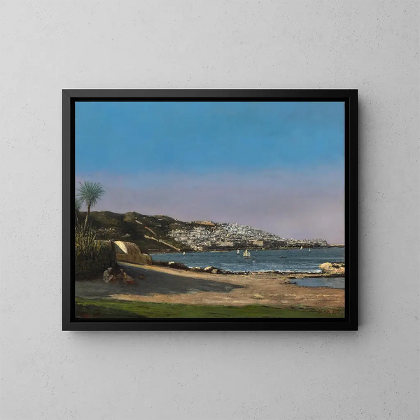 Baie d'Alger - Cherubino Pat — kehystetty taideteos seinällä