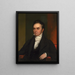 Daniel Webster - Chester Harding — kehystetty taideteos seinällä