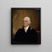 James Madison - Chester Harding — kehystetty taideteos seinällä