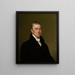 James Monroe - Chester Harding — kehystetty taideteos seinällä