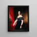 Portrait de Mme Quincy - Chester Harding — kehystetty taideteos seinällä