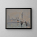 Le Palais de Westminster et Big Ben - Childe Hassam — kehystetty taideteos seinällä