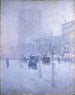 Talvi-iltapäivä New Yorkissa - Childe Hassam — näkymä teoksesta