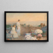Le Crépuscule - Childe Hassam — kehystetty taideteos seinällä