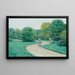 Parc Monceau Parisin maalaus - Childe Hassam — kehystetty taideteos seinällä