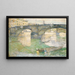 Ponte Santa Trinita - Childe Hassam — kehystetty taideteos seinällä