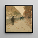 Quai du Louvre - Childe Hassam — kehystetty taideteos seinällä