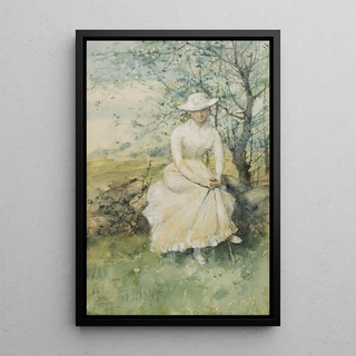 Maalauksen jäljennös Kevät - Childe Hassam