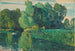 Puiden rannalla järvellä - Childe Hassam — näkymä teoksesta