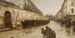 Yksi sadekuuro Bonaparte-kadulla - Childe Hassam — näkymä teoksesta