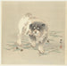 Chiot - Ohara Koson — näkymä teoksesta