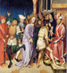 Kristuksen maalaus Ponce Pilatuksen edessä - Hans Holbein vanha — näkymä teoksesta
