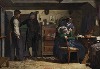 Christen Dalsgaard - The Village Carpenter Bringing a Coffin for a Dead Child.webp