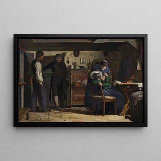 Christen Dalsgaard - The Village Carpenter Bringing a Coffin for a Dead Child.webp