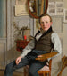 Portrait de Frederik Sødring - Christen Købke — näkymä teoksesta