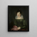 Portrait de Maria Christina Nijssen épouse d'Anthonie van der Hout - Christiaan Julius Lodewijk Portman — kehystetty taideteos seinällä