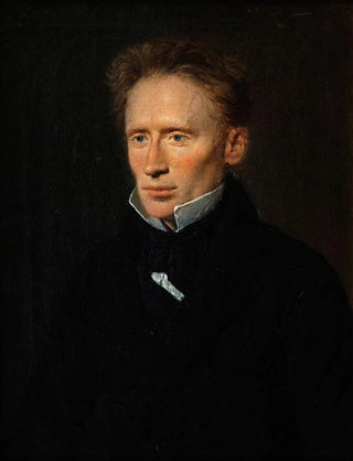 Christian Albrecht Jensen - Portrait of Johannes Dam Hage 18001837 editor of Fdrelandet The Fatherland.webp