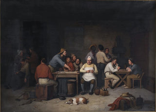 Christian Andreas Schleisner - En scene i vrtshuset Brokkensbod.webp