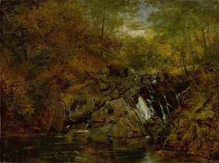Christian Friedrich Gille - Mountain stream.webp